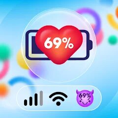 Widget de Batería con Emojis cover